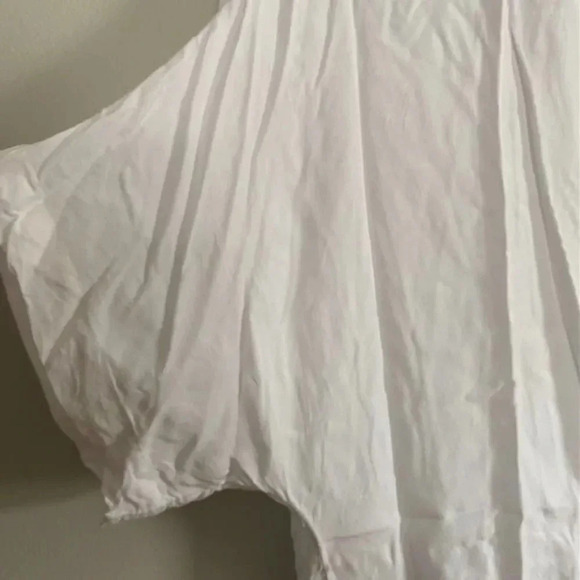 LOFT White Front Tie Knot T Shirt - Picture 3 of 7